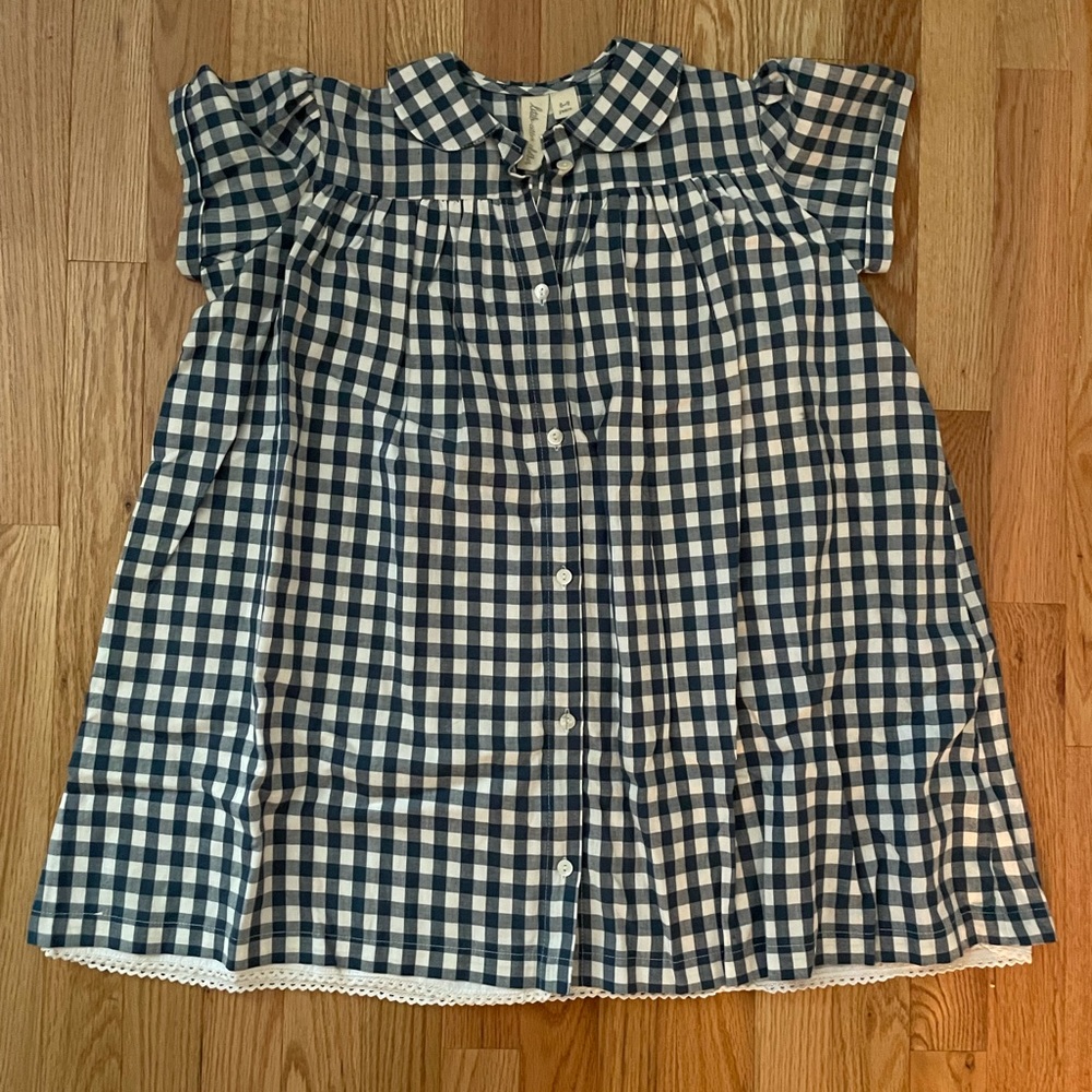 Little Cotton Clothes Blue Gingham Dress